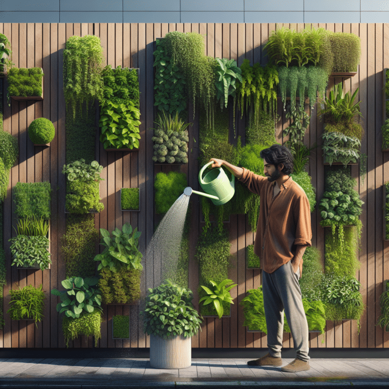 How to Water Vertical Garden Plants