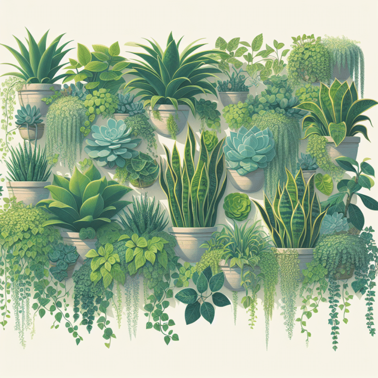 Low Maintenance Plants for Vertical Gardens