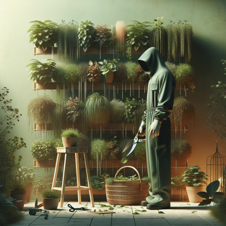 How to Prune Plants in a Vertical Garden