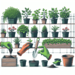 How to Repot Vertical Garden Plants