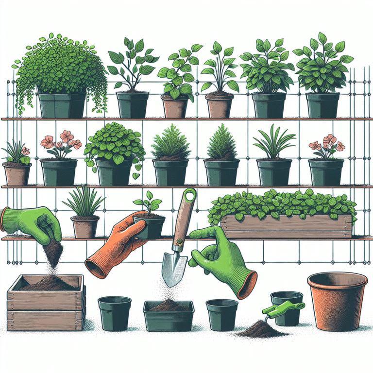 How to Repot Vertical Garden Plants
