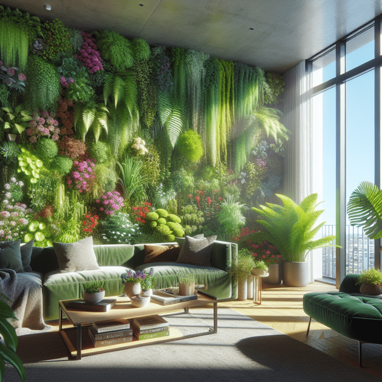 Decorate Your Apartment with a Vertical Garden
