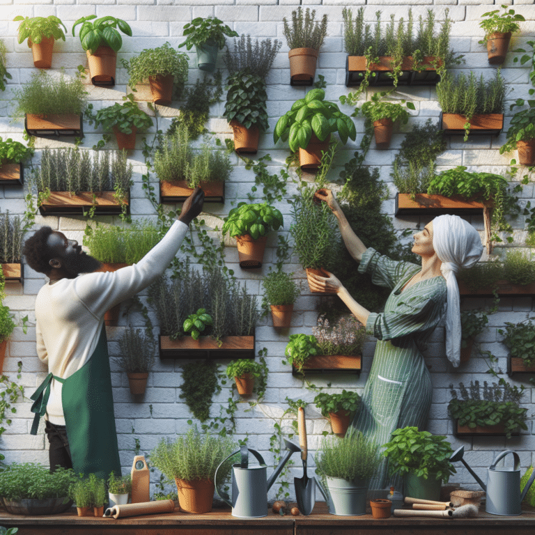 The Benefits of Kitchen Herbs in Vertical Gardens