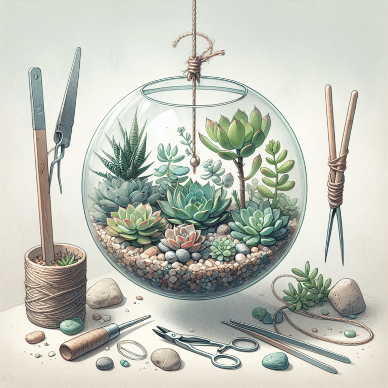 DIY Hanging Succulent Terrarium: A Simple Guide