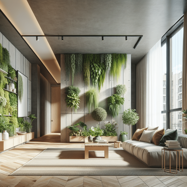 Enhancing Apartment Aesthetics with Vertical Gardens