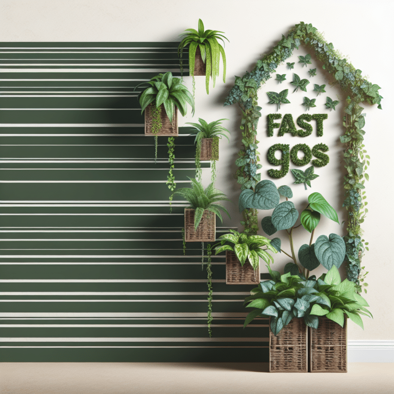  "Fast-Growing Plants for Indoor Walls