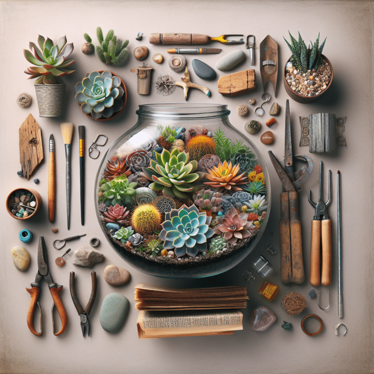 Recycling Ideas: Building a Succulent Terrarium with Used Items