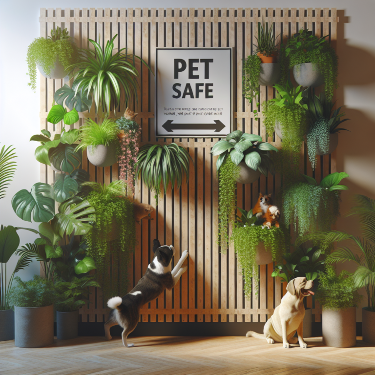 Pet-Safe Plants for Indoor Vertical Gardens