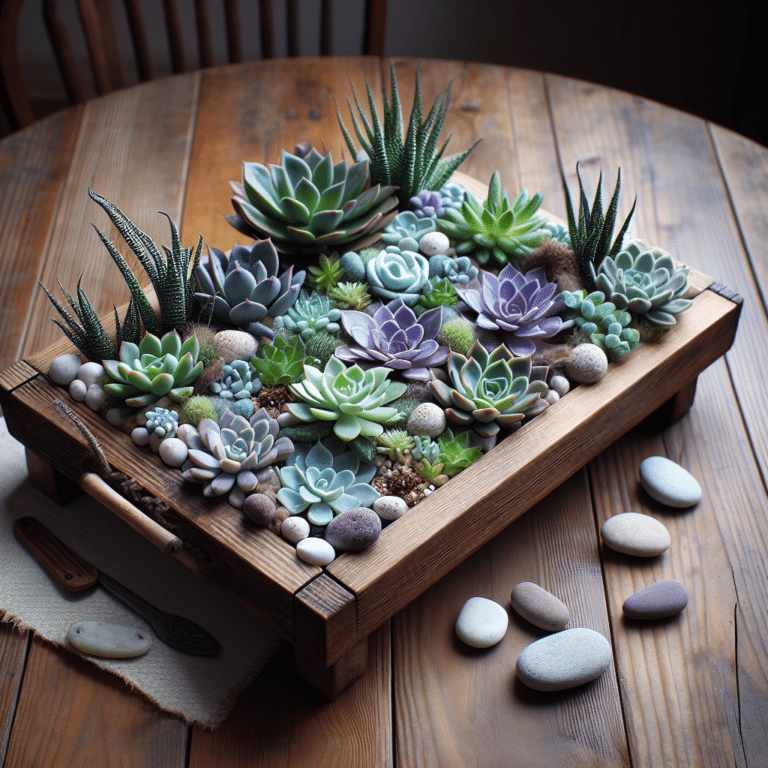 Building a Succulent Table Centerpiece: A DIY Tutorial