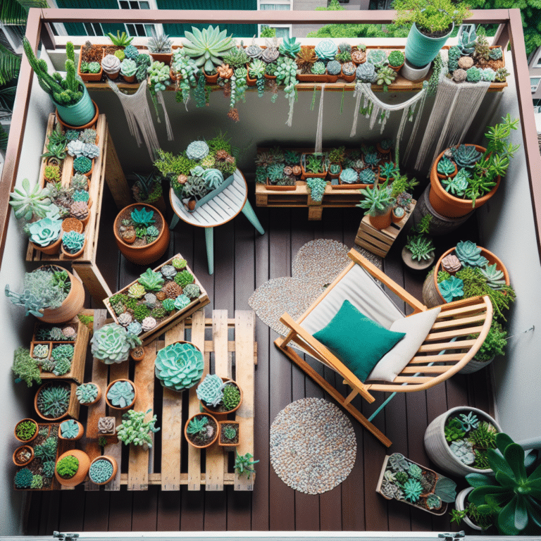 Turning Your Balcony into a DIY Succulent Paradise