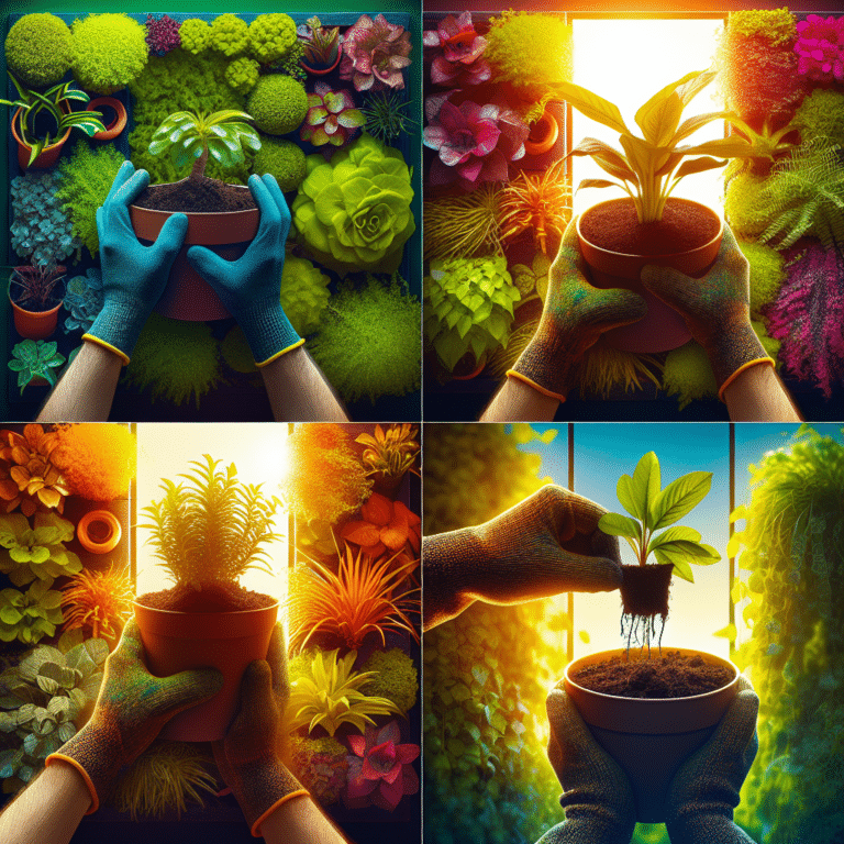 A Guide to Repotting Your Vertical Garden Plants