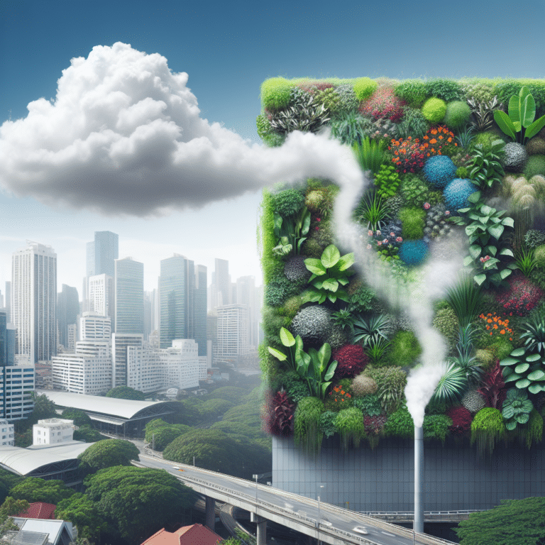 How Vertical Gardens Improve Air Quality