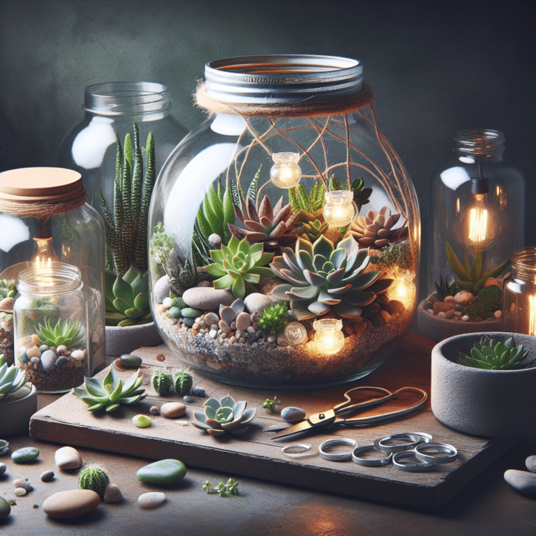 Recycling Ideas: Building a Succulent Terrarium with Used Items